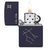 Zippo Zwilling Gemini Navy Blue Matte Feuerzeug