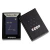Zippo Fisch Pisces Navy Blue Matte Feuerzeug