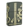 Zippo Dragon Design Green Matte Feuerzeug