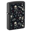 Zippo Grunt Pattern with Skulls Feuerzeug