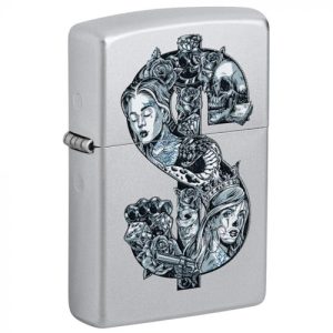 Zippo Tattoo Dollar Design Feuerzeug