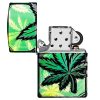 Zippo Glowing Cannabis 60007204 Feuerzeug