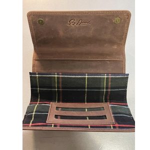 Tabakbeutel Leder DW Buffalo Scotland green