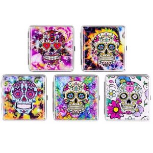 Cigarette case Angelo Mexican Skull