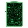 Zippo Doodle Cannabis Design 60007390 Feuerzeug