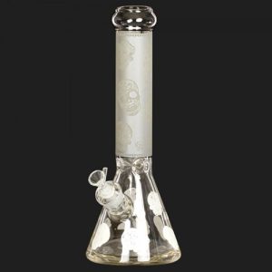 Glasbong Beaker LE Clear Skull 35cm