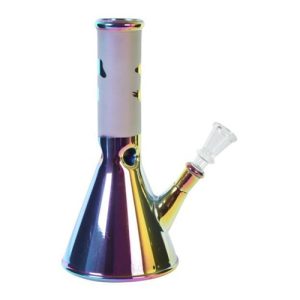 Bong in vetro Rainbow Mushroom 20 cm