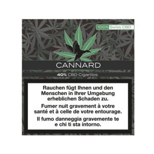 Cigarillos filtre CBD Cannard 5 x 10 pièces.