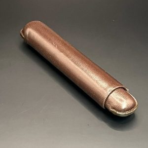 Zigarrenetui Leder braun 1er Corona