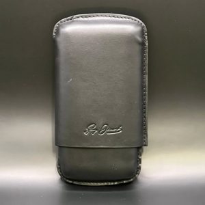 Portasigari Guy Janot Domingo pelle nera 3 Robusto