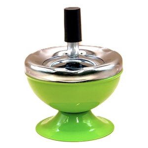Cendrier fronde avec base verte DM 9,5