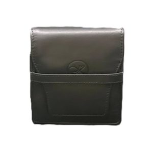 Zigaretten Etui Leder schwarz breit