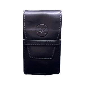 Zigaretten Etui Leder schwarz slim