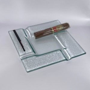 Zigarren Ascher 4er transparent