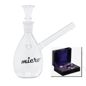 Bong Micro Glas 14 cm mit Koffer