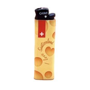 Cricket I Love Switzerland Feuerzeug