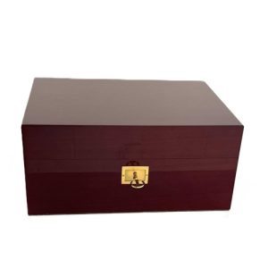 Davidoff Humidor No.3 Mahagoni rot