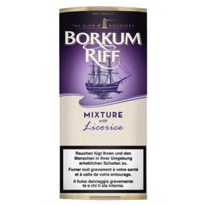Tabacco da pipa Borkum Riff Licorice 5 x 42,5 gr.