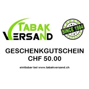 Gutschein Tabakversand CHF 50.00