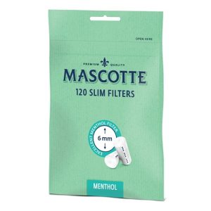 Mascotte Menthol Slim Filter 6mm 10x120Stk.
