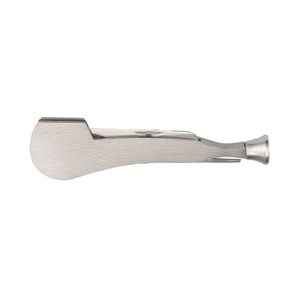 Pipe tamper Faro chrome matt lines