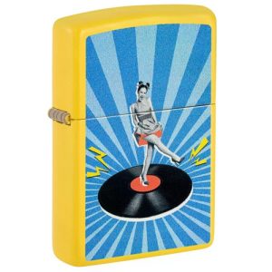 Zippo Vintage Schallplatten Spin 60007679 Feuerzeug