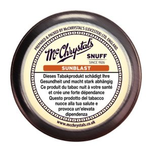 tabac à priser Sunblast de McChrystal