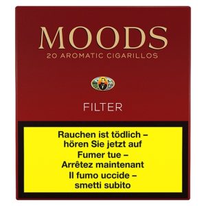 Dannemann Moods Filter cigarillos pack on Tabakversand.ch.
