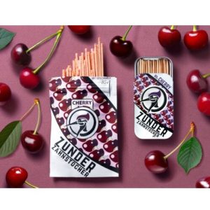 Zunder Cherry Zahnstocher Beutel 80 Stück auf Tabakversand.ch.